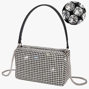 Rhinestone Crystals Evening Clutch/ Handbag/Purse.